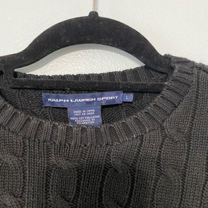 Ralph Lauren Sport Black Sweater
